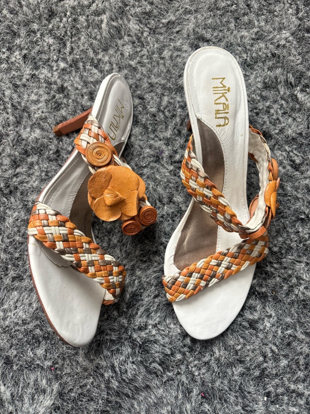 Mikala Santana leather mules